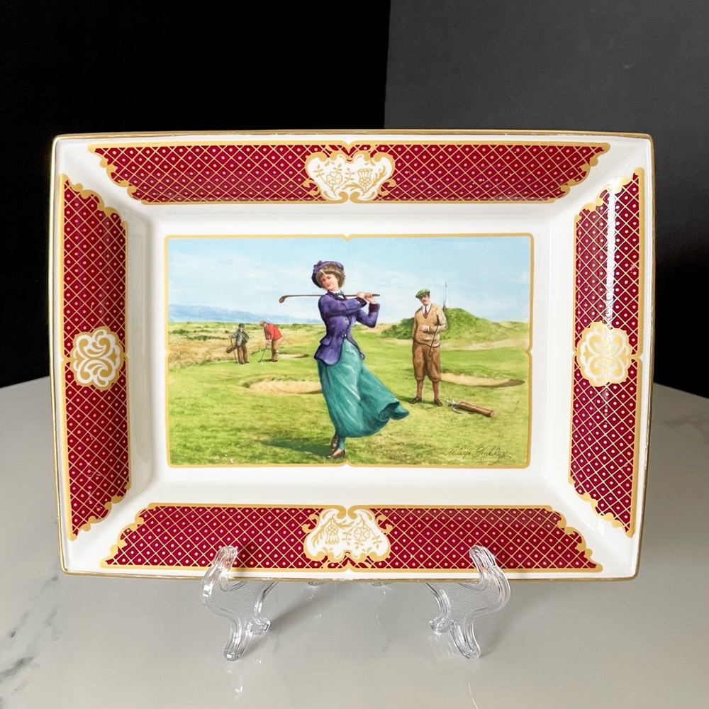 Ladies Golf Tray by Royal Worcester
